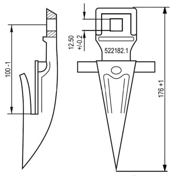 Kramp - 0005221821KR - Einzelfinger 3" K6S