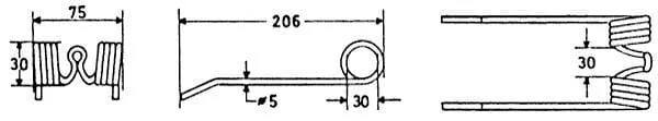 Kramp - 0008072972KR - Federzinken Der Aufnahmeeinheit