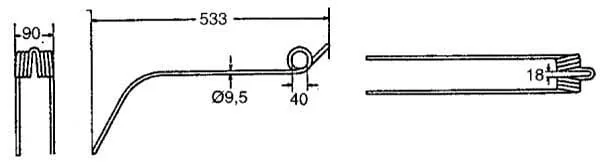 Kramp - 0009029160KR - Federzinke
