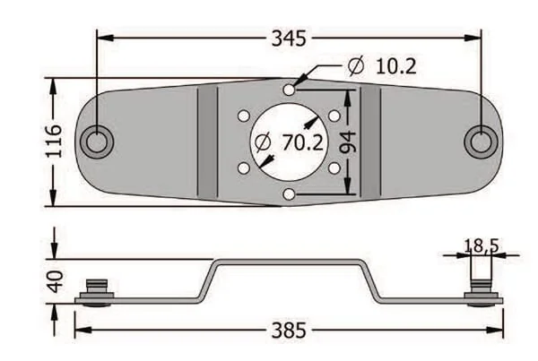 Kramp - 0009385970KR - Messerhalter Scheibenmaeher Claas
