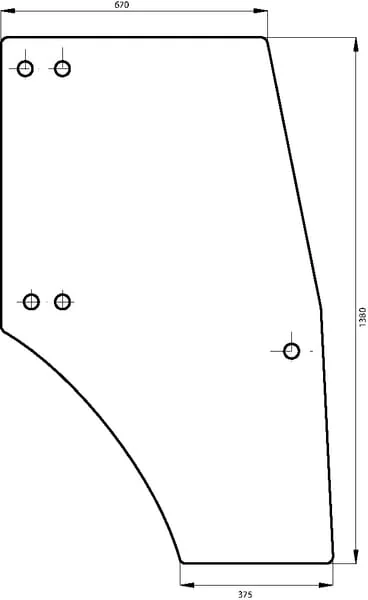 Kramp - 00097700040N - Tuerrahmen