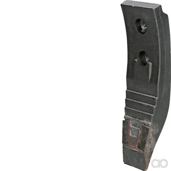 Kramp - 00311069KR - Kultivatorzinke 260x80x20 mm, gehärtet, gebogen, 2 Löcher, geeignet für Horsch