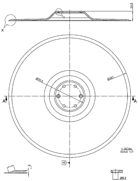 Kramp - 00311174N - Scheibe 380x4