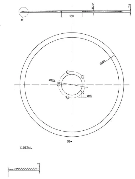 Kramp - 00311214N - Scheibe 480x5