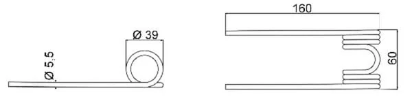 Kramp - 009380530N - Aufnehmerschiene Turbo