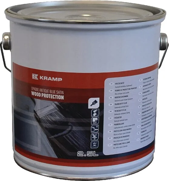 Kramp - 017194175258KR - Holzschutzlack Antikblau 2,5 L