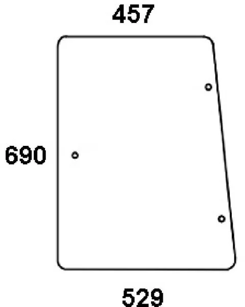 Kramp - 04339833N - Fahrerhausglas