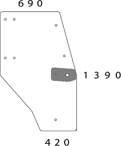 Kramp - 04352849N - Tuerglas Deutz