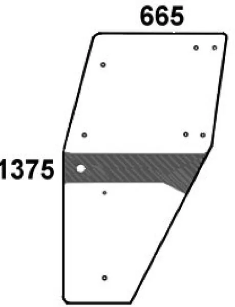 Kramp - 04358527N - Linke TuerScheibe