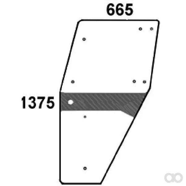 Kramp - 04358529N - Linke TuerScheibe