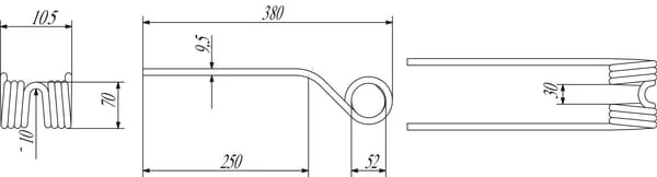 Kramp - 0673740KR - Federfinger Stoll