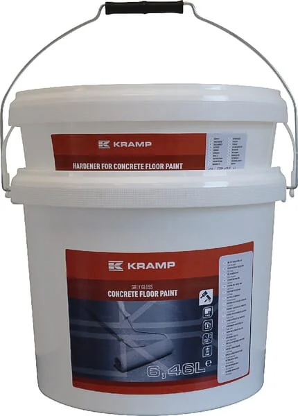 Kramp - 069920121808KR - Betonbodenfarbe Grau 8L