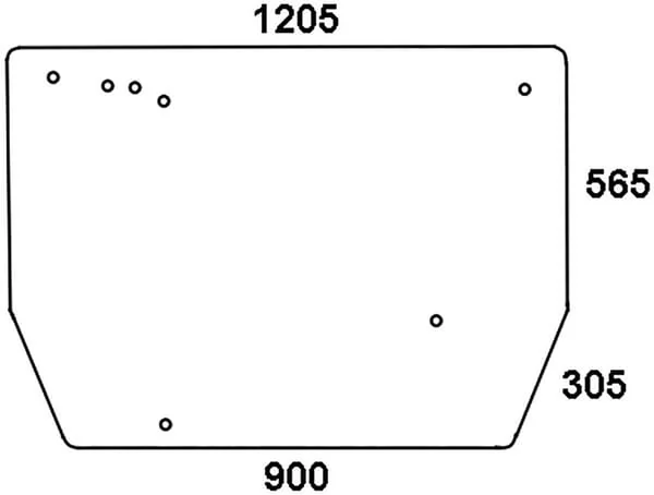 Kramp - 10368441N - Heckfenster Zetor Nach 1995