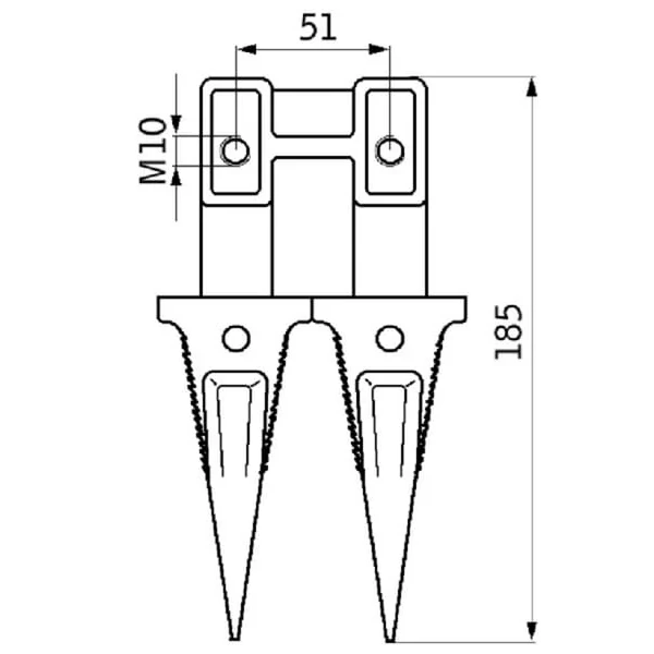 Kramp - 1104212100N - Doppelfinger Tiroler Reform