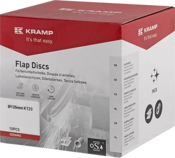Kramp - 125CEK120KR - Keramik-Flap-Scheibe 125 mm K120
