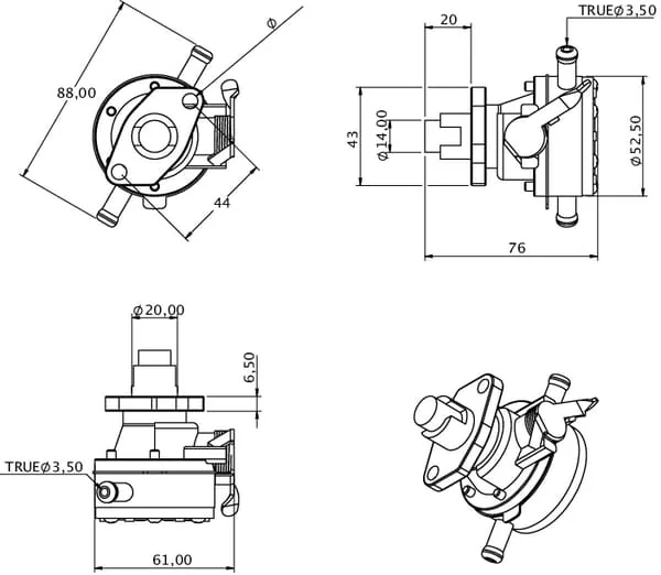 Kramp - 12910052101KR - Kraftstoffpumpe
