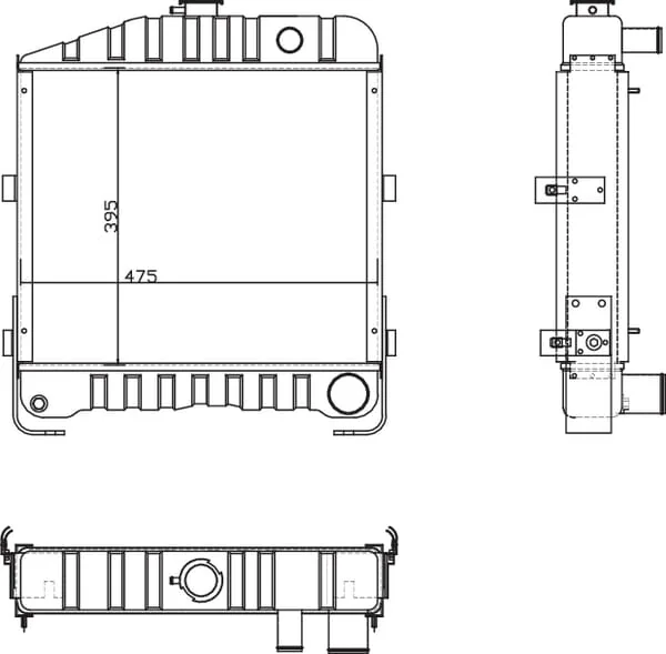 Kramp - 1328723C91N - Kuehlergehaeuse - IH