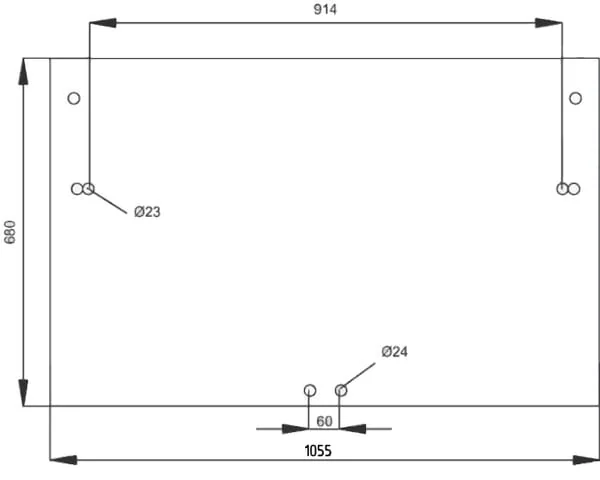 Kramp - 134171115N - Heckfenster
