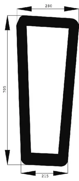 Kramp - 134571604N - Windschutzscheibe Unten