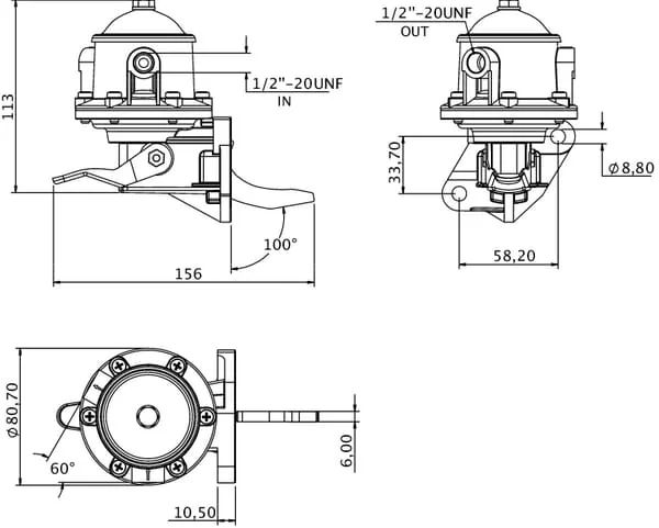 Kramp - 13H3375KR - Leyland Kraftstoffpumpe