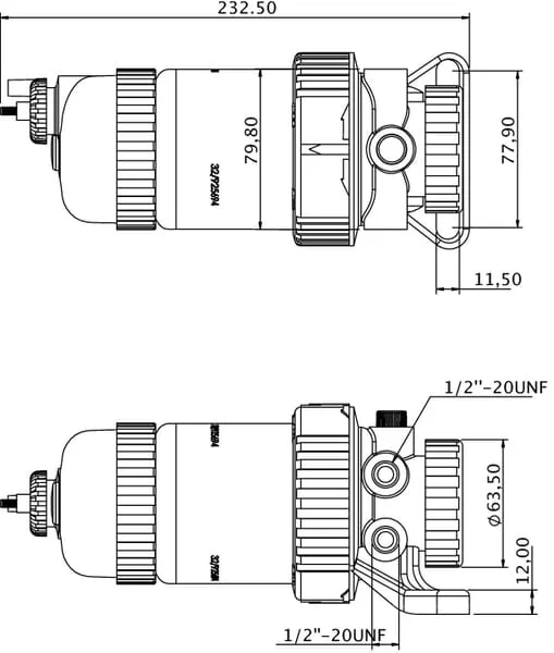 Kramp - 1458862KR - Kraftstofffilterbaugruppe, Kramp