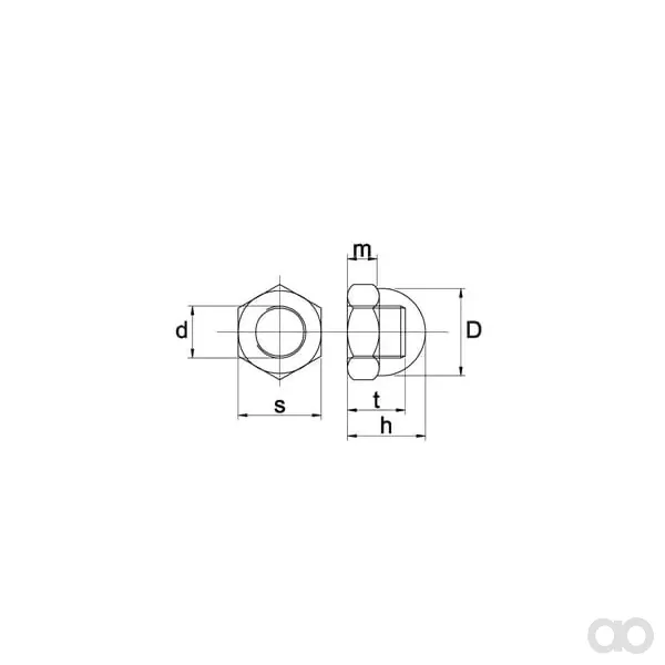 Kramp - 158712RVSP025 - Dopmoer M12 V2A-A2