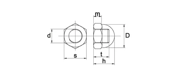 Kramp - 158714 - Dopmoer M14 kl. 8 verzinkt