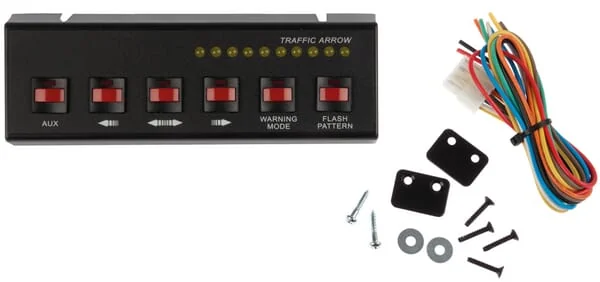 Kramp - 1603140710KR - Bedienfeld 12/24V, 160x59x21mm, Fuer Lichtleiste Multiflash
