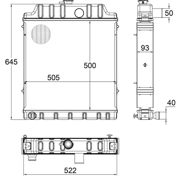 Kramp - 1695721M2N - Kuehler