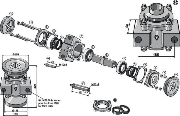 Kramp - 17100037D - Lagergehäuse
