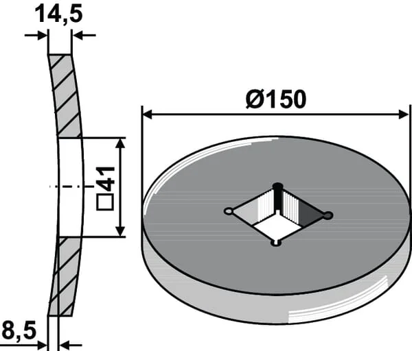 Kramp - 17100074G - Schweißring für 36x36 und 40