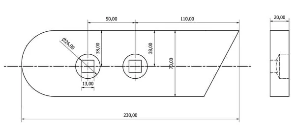 Kramp - 173342SHCN - Pflugschar Rechts, Hartmetall, Geeignet Fuer Gregoire-Besson
