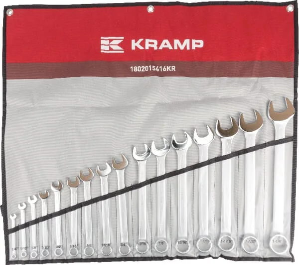 Kramp - 1802015416KR - Kombinationsschlüssel-Set, 16-Teilig