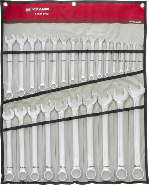 Kramp - 1802025426KR - Kombinationsschlüssel-Set, 26-teilig
