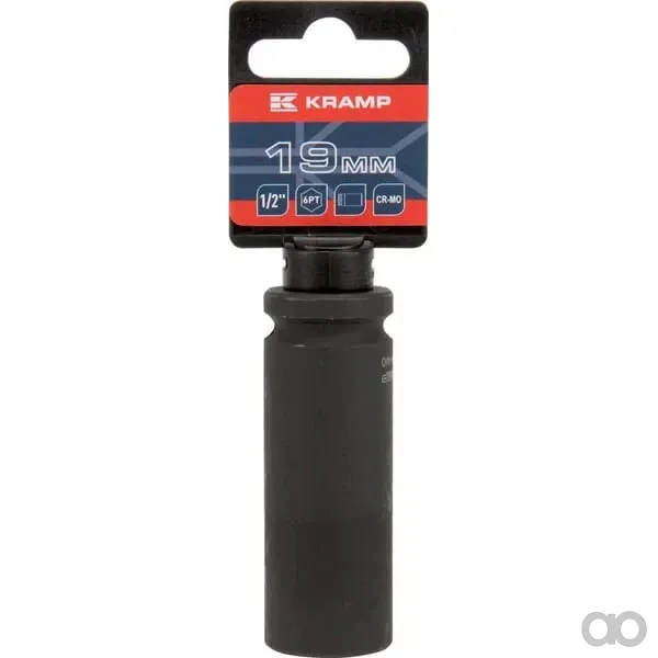 Kramp - 1803544619KR - Schlaglochschluessel Lang 1/2" 19 mm
