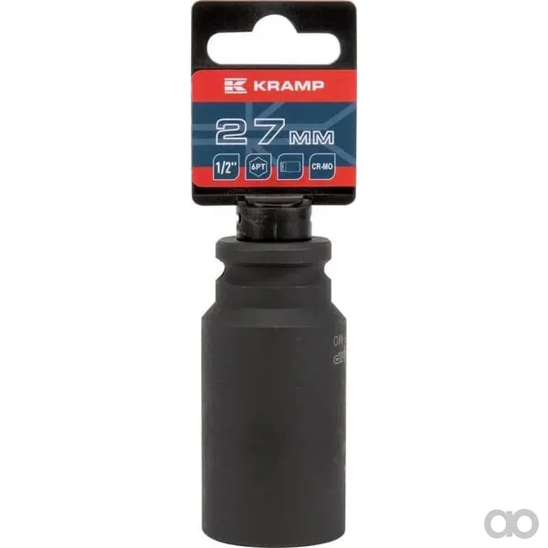 Kramp - 1803544627KR - Schlagnuss-Steckschluessel Lang 1/2" 27 mm