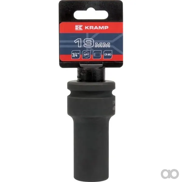 Kramp - 1803546619KR - Schlagnuss-Steckschluessel Lang 3/4" 19 mm