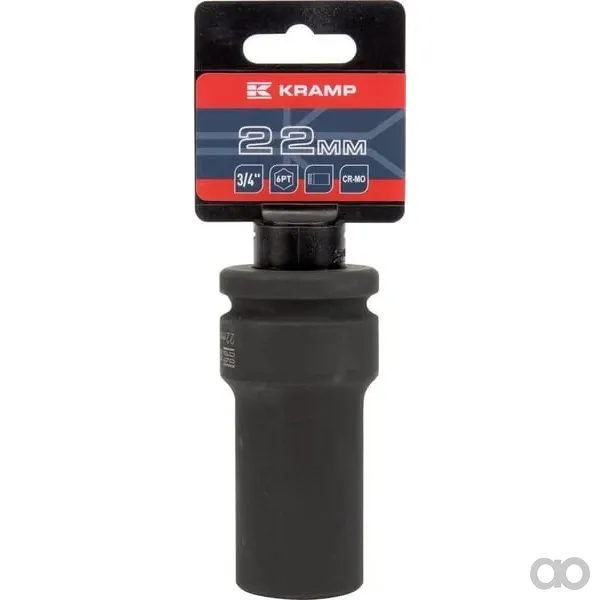Kramp - 1803546622KR - Schlagnuss-Steckschluessel Lang 3/4" 22 mm