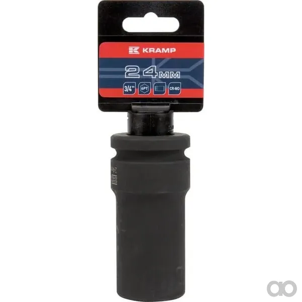 Kramp - 1803546624KR - Schlagnuss-Steckschluessel Lang 3/4" 24 mm