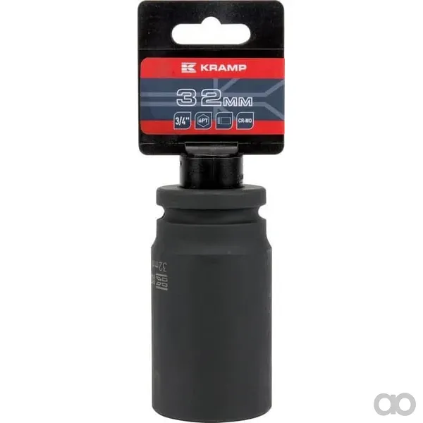 Kramp - 1803546632KR - Schlagnuss-Steckschluessel Lang 3/4" 32 mm