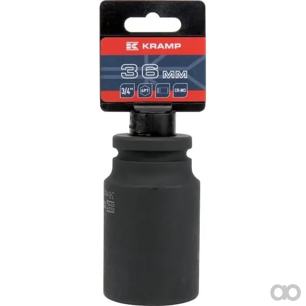 Kramp - 1803546636KR - Schlagnuss-Steckschluessel Lang 3/4" 36 mm