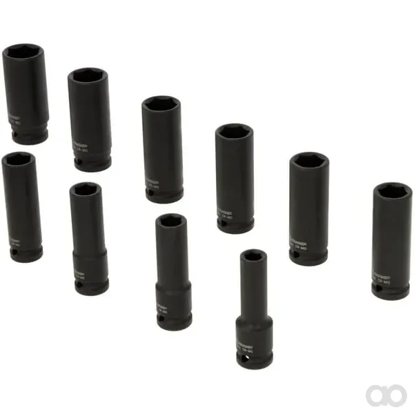 Kramp - 1803924010P1KR - Komplettsatz Langer Schlag-Bits 1/2" 10-Teilig