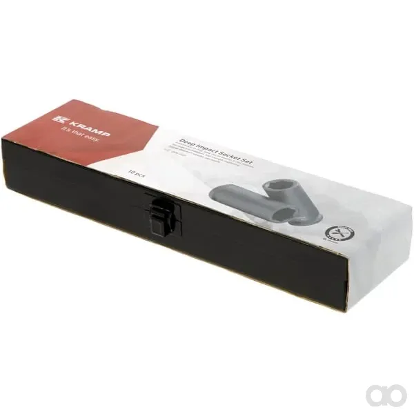 Kramp - 1803924010P1KR - Komplettsatz Langer Schlag-Bits 1/2" 10-Teilig