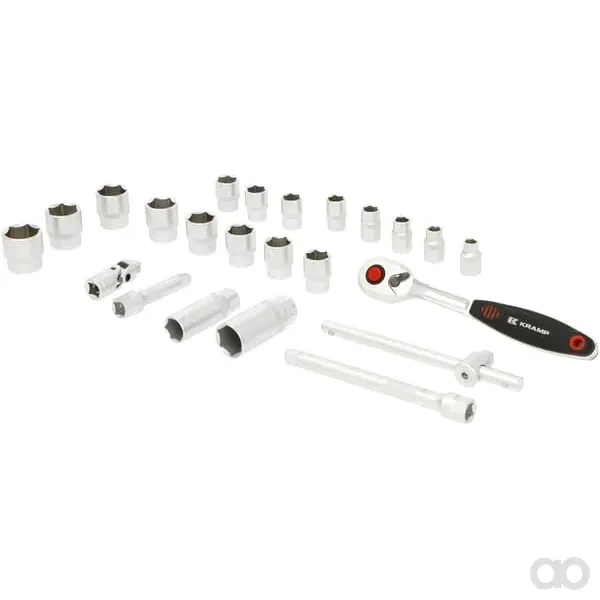 Kramp - 180423800KR - Steckschluesselsatz 3/8", 23-Teilig