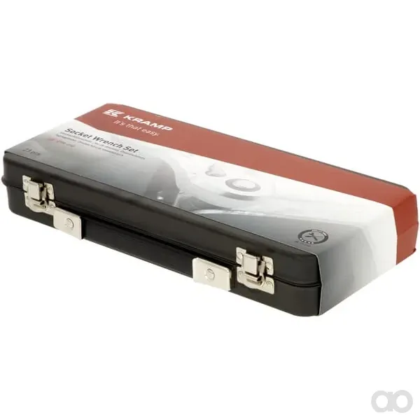 Kramp - 180423800KR - Steckschluesselsatz 3/8", 23-Teilig