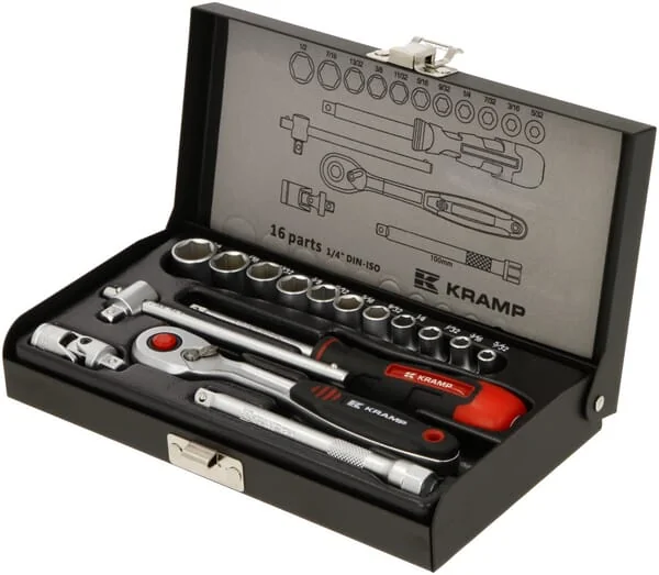 Kramp - 1804922016IKR - Steckschlüsselsatz 1/4" 16-teilig