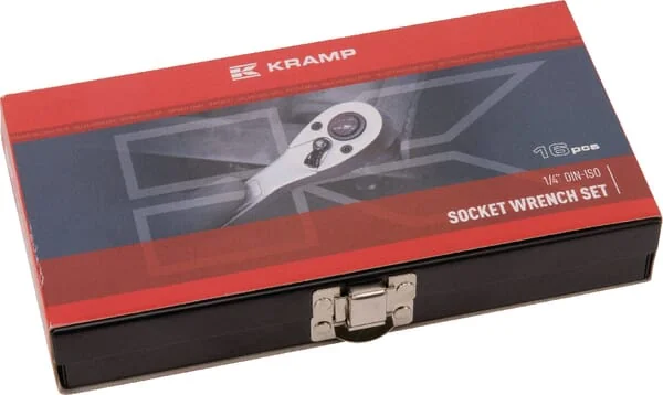 Kramp - 1804922016KR - Steckschlüsselsatz 1/4" 16-teilig