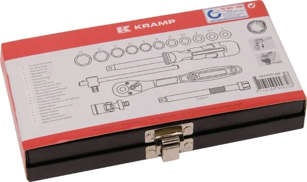 Kramp - 1804922016KR - Steckschlüsselsatz 1/4" 16-teilig