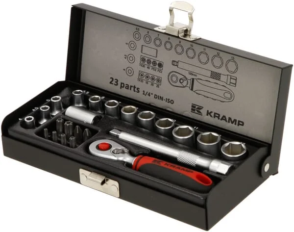 Kramp - 1804922023KR - Mini-Steckschlüsselsatz 1/4" 23-teilig