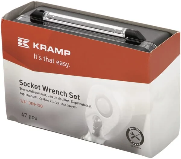 Kramp - 1804922047KR - Steckschlüsselsatz Mini 1/4" 47-teilig